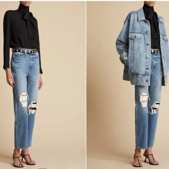 Khaite Danielle Jeans in Portland Size 27 - Picture 3 of 13